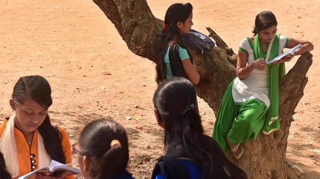 SSC exams started under the shadow of HSC paper leak. (Pratham Gokhale/HT Photo)