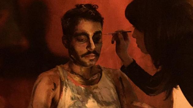 Inspired by American artist Alexa Meade, the concept is new in Egypt’s contemporary art scene. (Sherif Fahmy / REUTERS) Inspired by American artist Alexa Meade, the concept is new in Egypt’s contemporary art scene. (Sherif Fahmy / REUTERS)