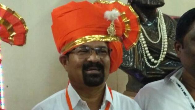 Mumbai’s 76th mayor Vishwanath Mahadeshwar before the mayoral election on Wednesday at BMC HQ. (HT PHOTO) Mumbai’s 76th mayor Vishwanath Mahadeshwar before the mayoral election on Wednesday at BMC HQ. (HT PHOTO)