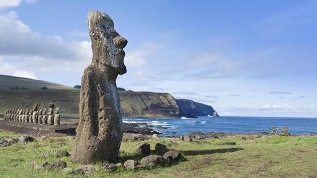 Mysterious stone statues on Easter Island. (Istock) Mysterious stone statues on Easter Island. (Istock)