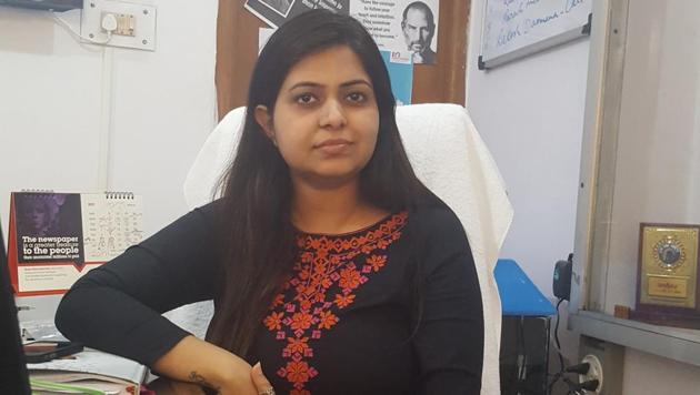 Bobby Ramani (27), a Lucknow University alumnus, left a fulfilling career to set up a school for specially abled children. (Deepak Gupta/HT photo)