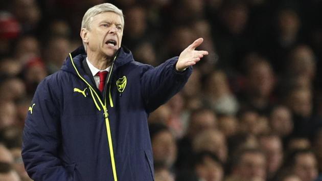 Arsene Wenger was left distraught by Arsenal’s 5-1 defeat against Bayern Munich in the UEFA Champions League. (REUTERS) Arsene Wenger was left distraught by Arsenal’s 5-1 defeat against Bayern Munich in the UEFA Champions League. (REUTERS)
