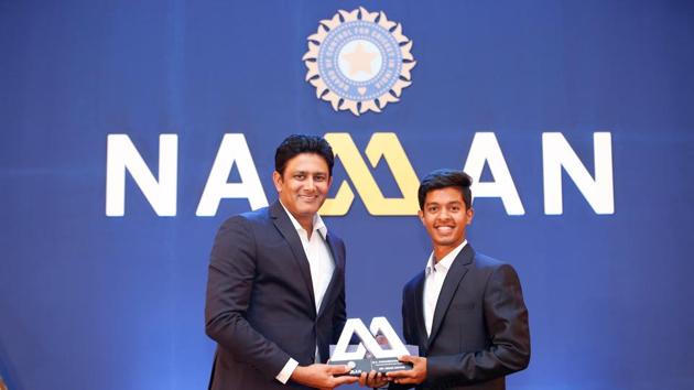Ninad Rathva of Baroda received the MA Chidambaram award for the highest wicket-taker in the Cooch Behar trophy (BCCI)