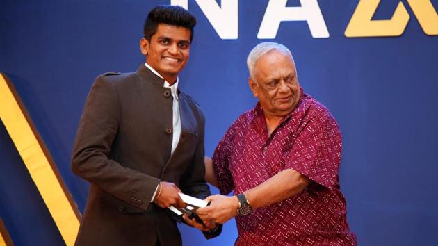 Satyajeet Bachhav got the MA Chidambaram award for the highest run-getter in Cooch Behar trophy (BCCI)