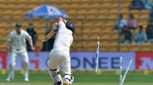 India have been bowled out for under 200 in three out of the four innings in the ongoing series against Australia. (AFP) India have been bowled out for under 200 in three out of the four innings in the ongoing series against Australia. (AFP)
