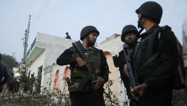 The ATS reached the cleric’s house  on the outskirts of Lucknow around 2pm after specific inputs about militants linked to the Madhya Pradesh train blast. 