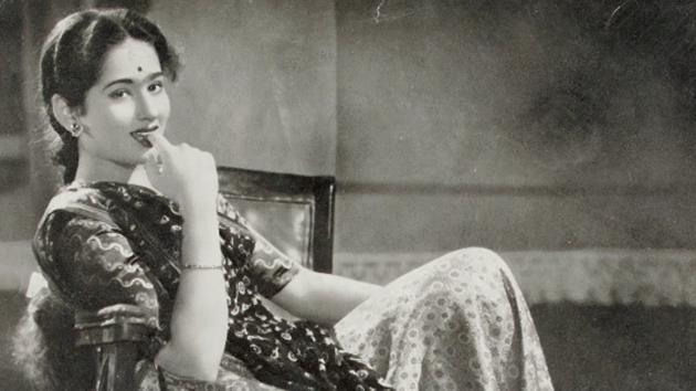 Photographic still of Sumati Gupte from the Hindi film, Mousi (1958) (Photo courtesy: Museum of Art & Photography) 