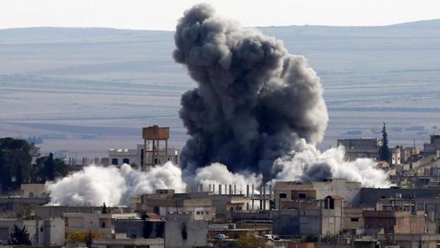 At least 20 civilians, including some children, were killed in suspected U.S.-coalition airstrikes on a village east of the Islamic State group’s de-facto capital in Syria(Reuters File Photo)