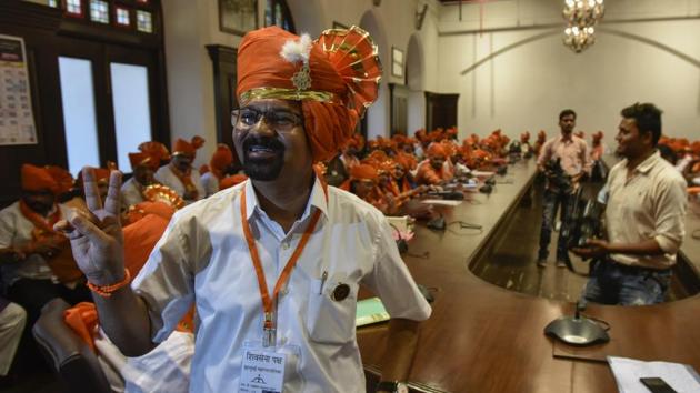 Mumbai mayor Vishwanath Mahadeshwar at the BMC headquarters in Mumbai.(Kunal Patil/HT Photo)