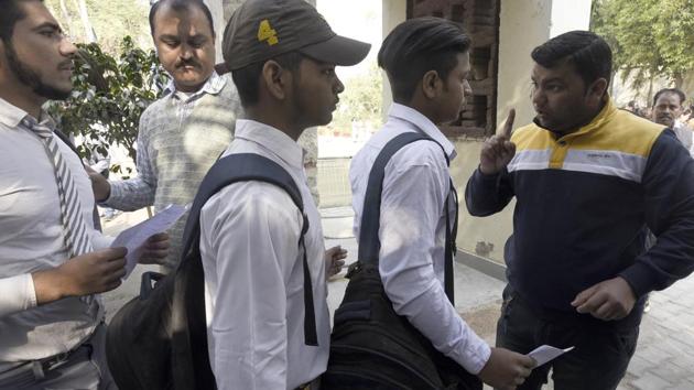 The board has appointed full-time observers at sensitive centres. (Sonu Mehta/HT PHOTO) 