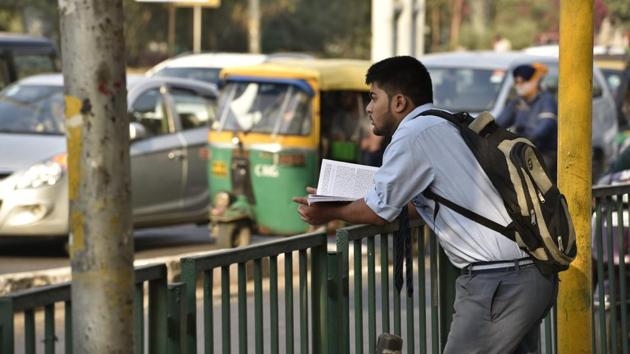The board has also launched an exam locater app through which students and parents can conveniently locate the examination centres. (Saumya Khandelwal/HT PHOTO) 