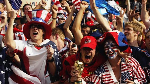 The United States, Mexico and Canada are mulling a three-way joint bid for the 2026 World Cup, with Los Angeles also bidding against Paris for the 2024 Olympics.(Getty Images)