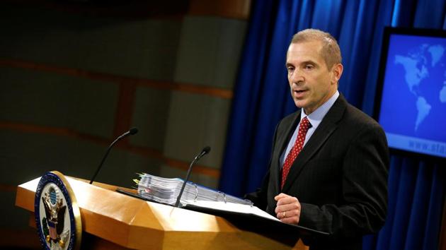 Acting State Department spokesperson Mark Toner speaks during a news briefing at the State Department in Washington. (REUTERS) Acting State Department spokesperson Mark Toner speaks during a news briefing at the State Department in Washington. (REUTERS)