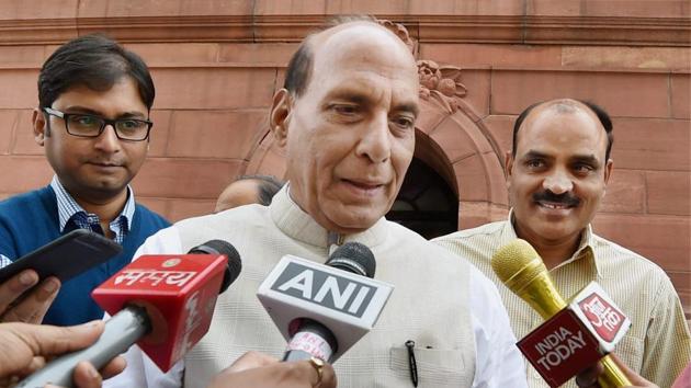 Home minister Rajnath Singh said eight suspects have been arrested so far in connection with the incidents in Madhya Pradesh and Uttar Pradesh.(PTI Photo) Home minister Rajnath Singh said eight suspects have been arrested so far in connection with the incidents in Madhya Pradesh and Uttar Pradesh.(PTI Photo)