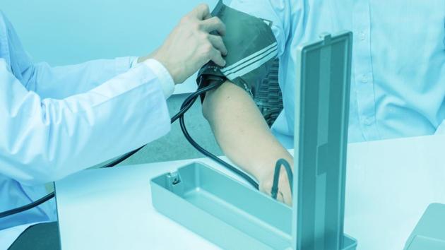 High blood pressure is a condition in which the force of the blood against the artery walls is too high.(Shutterstock)