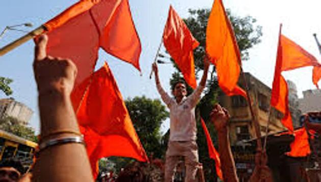 The Shiv Sena on Thursday indefinitely suspended party workers from Kerala who harassed couples at Kochi’s Marine Drive walkway and caned them.(Reuters File Photo)