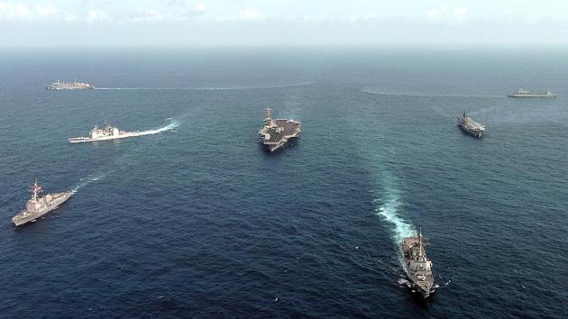 Naval forces use minesweepers to secure harbours by locating and destroying mines. (AFP Photo/ Representative image) Naval forces use minesweepers to secure harbours by locating and destroying mines. (AFP Photo/ Representative image)