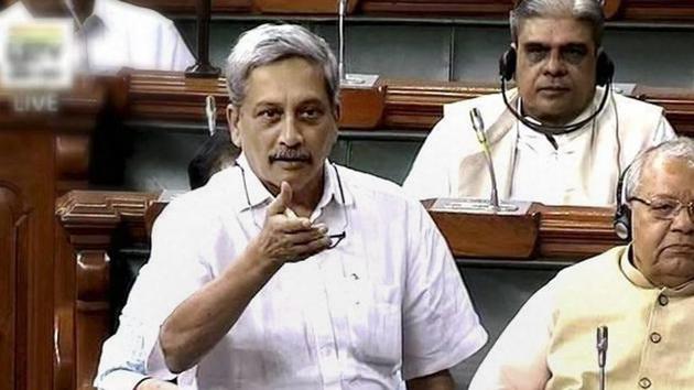 Defence minister Manohar Parrikar in the Lok Sabha on the second day of the second part of the Budget Session of Parliament in New Delhi on Friday. (PTI Photo) Defence minister Manohar Parrikar in the Lok Sabha on the second day of the second part of the Budget Session of Parliament in New Delhi on Friday. (PTI Photo)