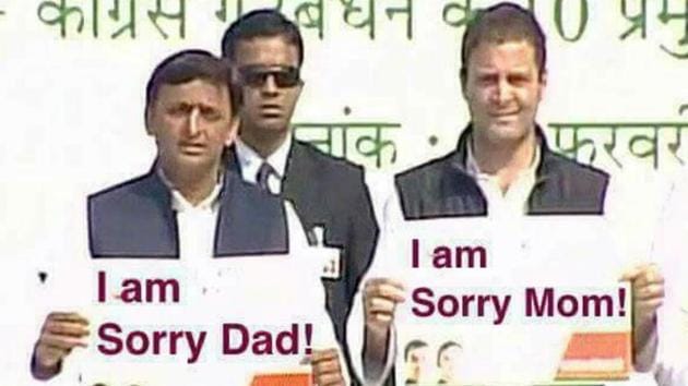 Akhilesh Yadav’s SP and Rahul Gandhi’s Congress party had formed an alliance for the UP Assembly Elections 2017.