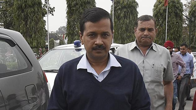 Arvind Kejriwal’s AAP had put all its might and resources in Punjab and Goa. Kejriwal had himself addressed over 95 rallies in Punjab over the past few month.(Sonu Mehta/HT File Photo)