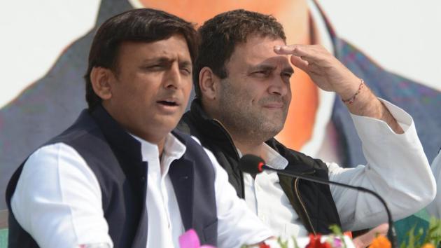 Congress vice president Rahul Gandhi (right) and Uttar Pradesh chief minister Akhilesh Yadav in Lucknow.(HT file photo) Congress vice president Rahul Gandhi (right) and Uttar Pradesh chief minister Akhilesh Yadav in Lucknow.(HT file photo)