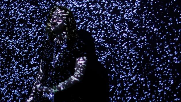 An attendee experiences the Infinity Room installation at the South by Southwest (SXSW) Music Film Interactive Festival 2017 in Austin, Texas, U.S. (Brian Snyder  / REUTERS) 