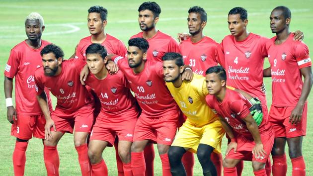 Shillong Lajong held Churchil to a goalless draw in their I-League clash.(AIFF)