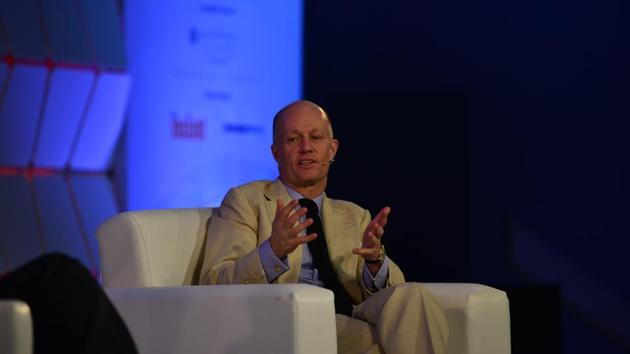 MIT Technology Review editor-in-chief Jason Pontin at EmTech India 2017, the Indian leg of MIT Technology Review’s global awards platform for young innovators(Mint)