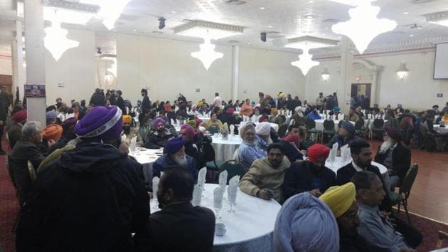 “The entire plan went for a toss,” said Mandeep Singh, a Brampton resident, who had planned to be part of the public viewing of results. But a message from his parents that AAP was not winning dissuaded him from going to the banquet hall.(HT Photo)