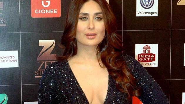 Kareena Kapoor Khan at Zee Cine Aawards in Mumbai on Saturday evening. (PTI) Kareena Kapoor Khan at Zee Cine Aawards in Mumbai on Saturday evening. (PTI)