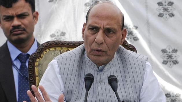 Rajanath Singh will not play Holi this time as he was saddened by the death of the 12 CRPF men at Sukma in Chhattisgarh on March 11. (Waseem Andrabi / HT Photo) Rajanath Singh will not play Holi this time as he was saddened by the death of the 12 CRPF men at Sukma in Chhattisgarh on March 11. (Waseem Andrabi / HT Photo)