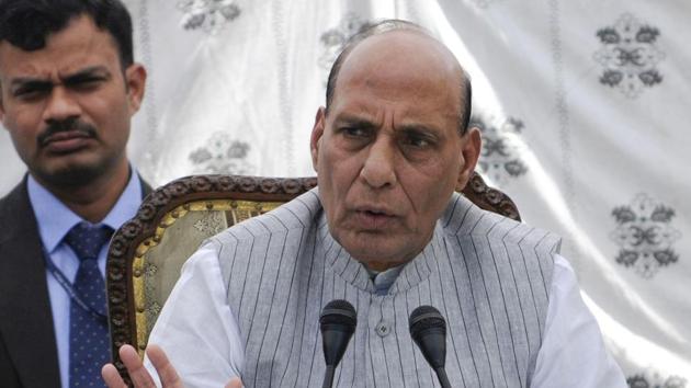 Home minister Rajnath Singh described the Maoist attack on CRPF personnel as a ‘cowardly act’. (HT File Photo) Home minister Rajnath Singh described the Maoist attack on CRPF personnel as a ‘cowardly act’. (HT File Photo)