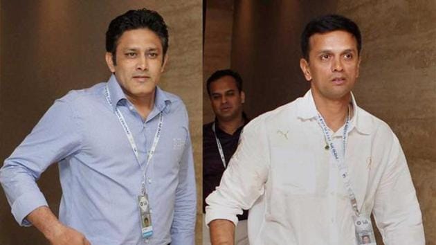 Anil Kumble could become the Indian cricket team director while Rahul Dravid could be the new coach, according to reports.(PTI)