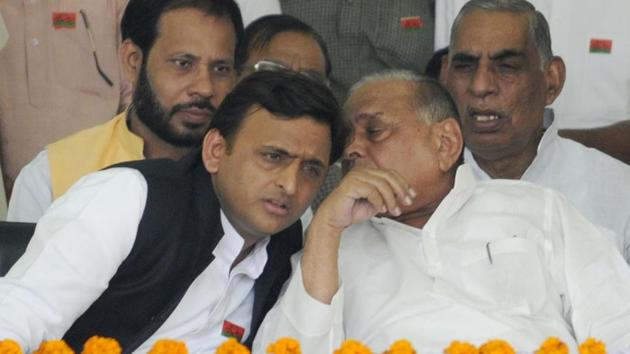 Seven candidates in the Uttar Pradesh polls had direct link with outgoing chief minister Akhilesh Yadav (left) or other former chief ministers. (Deepak Gupta/ HT File) Seven candidates in the Uttar Pradesh polls had direct link with outgoing chief minister Akhilesh Yadav (left) or other former chief ministers. (Deepak Gupta/ HT File)