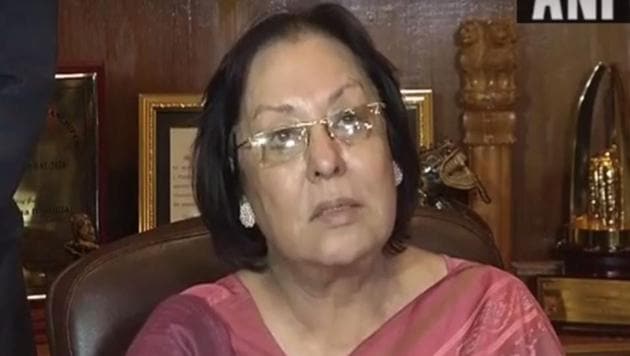Manipur governor Najma Heptullah has invited the BJP-led alliance to form the state government.(ANI)