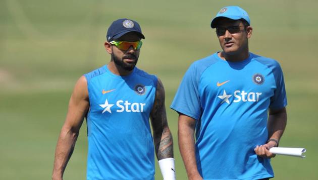 Anil Kumble, India coach, hopes the Virat Kohli-led team its winning run in the Test series against Australia.(AFP)