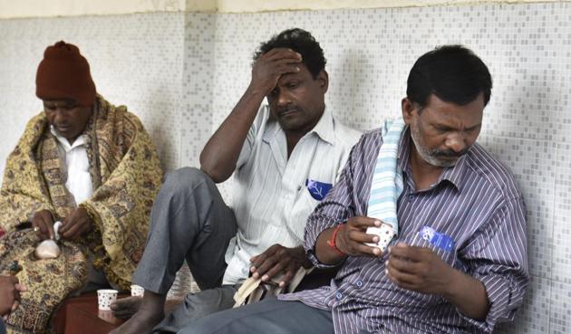 J Muthukrishnan’s father (in white shirt) and other relatives in Munirka Vihar in New Delhi on Tuesday. (Sushil Kumar) J Muthukrishnan’s father (in white shirt) and other relatives in Munirka Vihar in New Delhi on Tuesday. (Sushil Kumar)