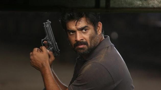 Madhavan plays a cop chasing a gangster in Tamil film Vikram Veda.