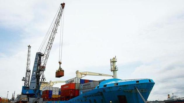 A ship unloading goods at a harbour (Reuters photo) A ship unloading goods at a harbour (Reuters photo)