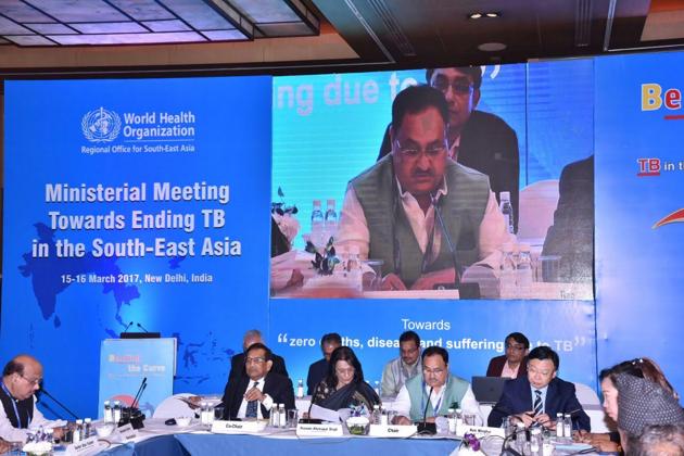 Union health minister JP Nadda addresses ministerial meeting towards ending TB in the South-east Asia Region(PIB)