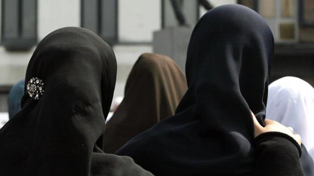 File photo of women gathering for a demonstration in Antwerp, Belgium in June 2009 . Private businesses can forbid Muslim women in their employ from wearing headscarves as long as the ban is part of a policy of neutrality within the company and not a sign of prejudice against a particular religion, the European Court of Justice said on March 14, 2017. (AP) File photo of women gathering for a demonstration in Antwerp, Belgium in June 2009 . Private businesses can forbid Muslim women in their employ from wearing headscarves as long as the ban is part of a policy of neutrality within the company and not a sign of prejudice against a particular religion, the European Court of Justice said on March 14, 2017. (AP)
