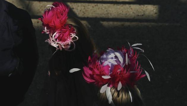 Females racegoers wear an ornate hat in the Royal Enclosure. (Andrew Boyers / REUTERS) Females racegoers wear an ornate hat in the Royal Enclosure. (Andrew Boyers / REUTERS)