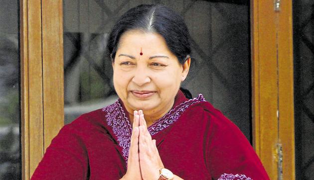 File photo of Jayalalithaa greeting her supporters from the balcony of her residence after an election victory in 2011.(REUTERS) File photo of Jayalalithaa greeting her supporters from the balcony of her residence after an election victory in 2011.(REUTERS)