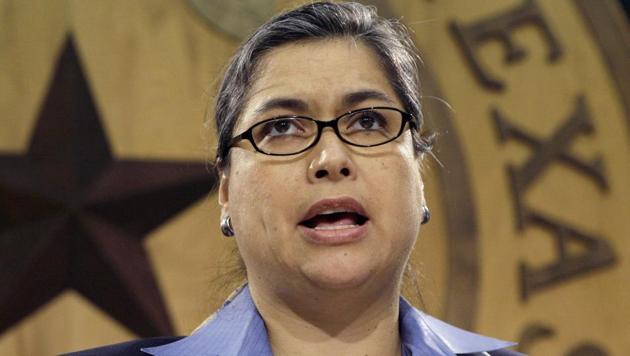 In this April 2, 2009, file photo, Rep. Jessica Farrar, D-Houston, speaks during a news conference in Austin, Texas. The Texas lawmaker is making a point about legislation that restricts women's access to health care and abortions by proposing to fine men $100 when they masturbate. (AP Photo) In this April 2, 2009, file photo, Rep. Jessica Farrar, D-Houston, speaks during a news conference in Austin, Texas. The Texas lawmaker is making a point about legislation that restricts women's access to health care and abortions by proposing to fine men $100 when they masturbate. (AP Photo)