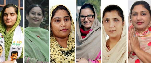 Though outnumbered, these feisty women are raring to make their voice count in the new House over the next five years. (HT Photo) Though outnumbered, these feisty women are raring to make their voice count in the new House over the next five years. (HT Photo)