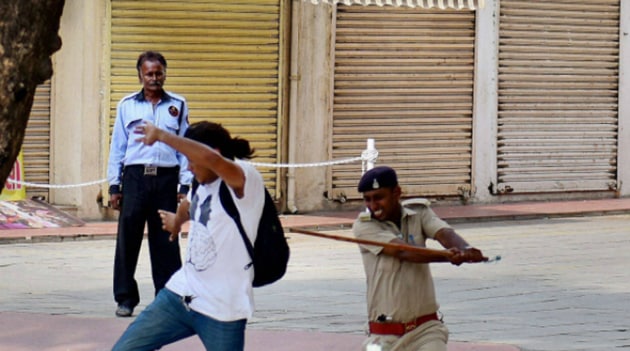 Congress on Wednesday alleged in the Gujarat Assembly that the state government had not taken any action against the policemen who allegedly beat up an Army jawan in Botad district. (Representative Photo) Congress on Wednesday alleged in the Gujarat Assembly that the state government had not taken any action against the policemen who allegedly beat up an Army jawan in Botad district. (Representative Photo)