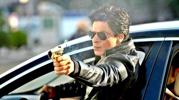 Shah Rukh Khan in a still from the film Dilwale. Shah Rukh Khan in a still from the film Dilwale.