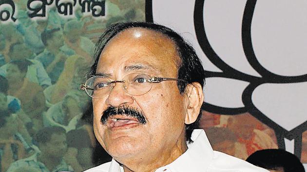 File photo of Informationand Broadcasting Minister Venkaiah Naidu . (HT Photo) File photo of Informationand Broadcasting Minister Venkaiah Naidu . (HT Photo)