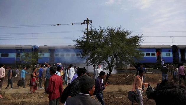 A blast in the Bhopal-Ujjain passenger train near Jabdi station in Shajapur district injured at least ten people. (PTI File Photo) A blast in the Bhopal-Ujjain passenger train near Jabdi station in Shajapur district injured at least ten people. (PTI File Photo)