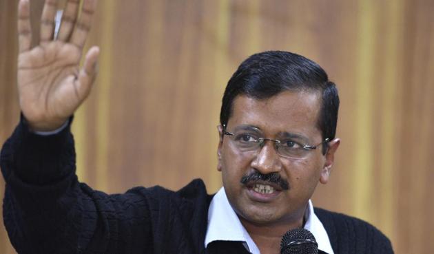 An NGO had levelled charges of corruption against Delhi CM Arvind Kejriwal and his brother in law Surendra Kumar Bansal(Arun Sharma/HT Photo)